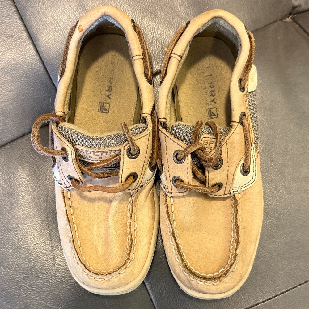 Sperry Kids Beige Moccasins 2 pairs of these shoes